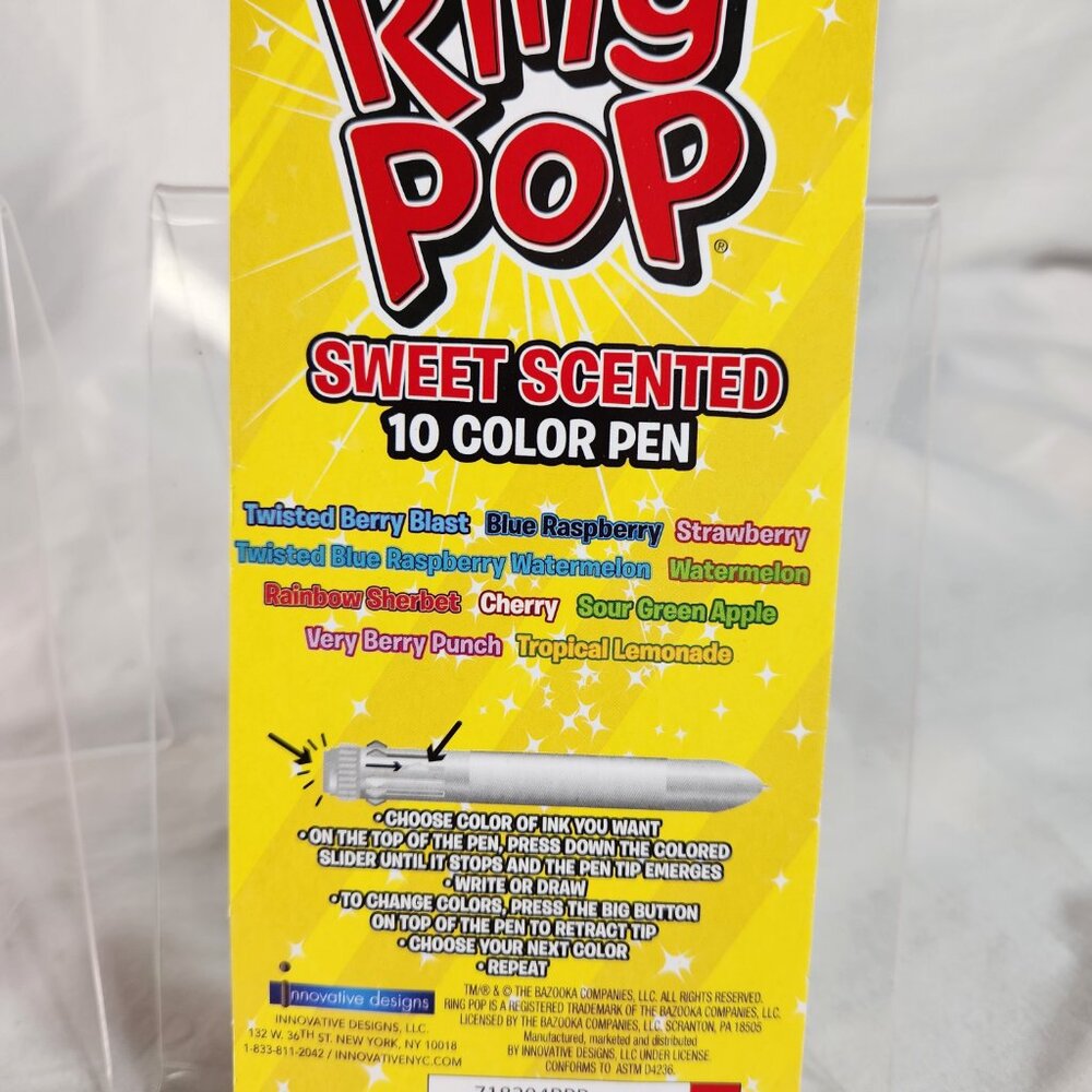Ring Pop Blow Pop Sweethearts Scented 3 Pen Kids Target Playground NEW FAST Ship - Picture 7 of 9